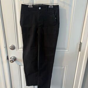 Anthropologie Women's Black Cargo Pants